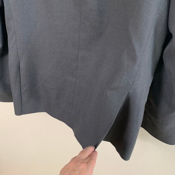 Andrew Fezza Size 40R Men's Two Button Sport Coat Blazer Jacket Gray Business - Picture 6 of 13